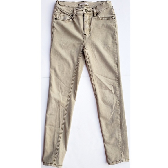 Free People Sand Colored Skinny Jeans - Picture 2 of 7